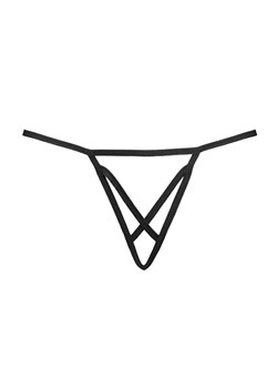 Stringi paski z otwartym krokiem Mendi 3113, Kolor czarny, Rozmiar L/XL, Teyli ze sklepu Intymna w kategorii Majtki damskie - zdjęcie 184150368