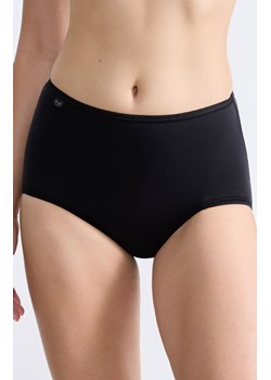 Sloggi 24/7 Cotton Midi czarne figi wysokie 10167187, Kolor czarny, Rozmiar 46, Sloggi ze sklepu Intymna w kategorii Majtki damskie - zdjęcie 184150807
