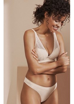 Triumph Aura Spotlight WP biustonosz semi-soft 10208018, Kolor kremowy, Rozmiar 70D, Triumph ze sklepu Intymna w kategorii Biustonosze - zdjęcie 184151229