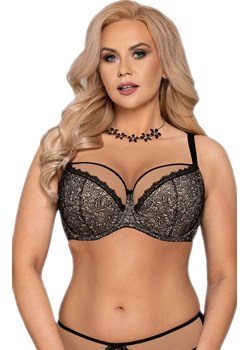 Biustonosz półusztywniany semi-soft MAXI VB-323, Kolor czarno-beżowy, Rozmiar 70J, Vena ze sklepu Intymna w kategorii Biustonosze - zdjęcie 184153595