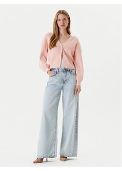 Guess Kardigan W5YR07 Z2ZK2 Różowy Oversize ze sklepu MODIVO w kategorii Swetry damskie - zdjęcie 184155395
