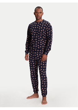 United Colors Of Benetton Piżama 38DK4P02L Granatowy Regular Fit ze sklepu MODIVO w kategorii Piżamy męskie - zdjęcie 184155419