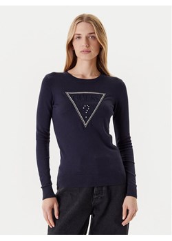 Guess Sweter W5YR23 Z2NQ2 Granatowy Regular Fit ze sklepu MODIVO w kategorii Swetry damskie - zdjęcie 184155458