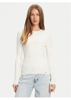 Guess Sweter W5YR08 Z0040 Biały Regular Fit ze sklepu MODIVO w kategorii Swetry damskie - zdjęcie 184155459