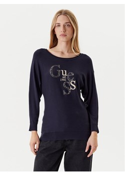 Guess Sweter W5YR22 Z2NQ2 Granatowy Regular Fit ze sklepu MODIVO w kategorii Swetry damskie - zdjęcie 184155465