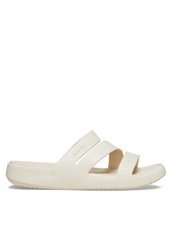 Crocs Klapki Getaway Strappy Sandal W 209587 Écru ze sklepu MODIVO w kategorii Klapki damskie - zdjęcie 184155486