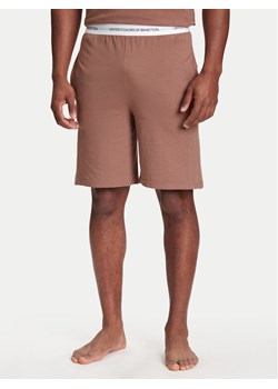 United Colors Of Benetton Szorty piżamowe 30964900D Beżowy Regular Fit ze sklepu MODIVO w kategorii Piżamy męskie - zdjęcie 184155507