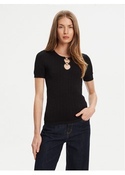 Guess Bluzka W5YR16 Z3OV0 Czarny Regular Fit ze sklepu MODIVO w kategorii Bluzki damskie - zdjęcie 184155516