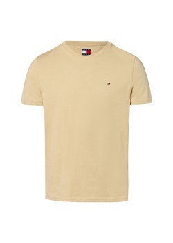 Tommy Jeans Koszulka męska Mężczyźni Bawełna beżowy jednolity ze sklepu vangraaf w kategorii T-shirty męskie - zdjęcie 184156296