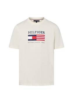 Tommy Hilfiger Koszulka męska Mężczyźni Bawełna écru nadruk ze sklepu vangraaf w kategorii T-shirty męskie - zdjęcie 184156309