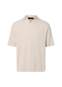 PEGADOR Męska koszulka polo - Campbell Mężczyźni Bawełna écru jednolity ze sklepu vangraaf w kategorii T-shirty męskie - zdjęcie 184156349