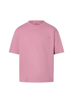 Nils Sundström Koszulka męska Mężczyźni Bawełna brudny róż jednolity ze sklepu vangraaf w kategorii T-shirty męskie - zdjęcie 184156379
