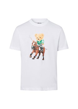 Koszulka męska - Horse Bear Mężczyźni Bawełna biały nadruk ze sklepu vangraaf w kategorii T-shirty męskie - zdjęcie 184156385