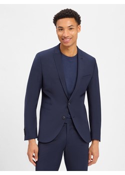 Drykorn Marynarka męska Mężczyźni Slim Fit Sztuczne włókno granatowy jednolity ze sklepu vangraaf w kategorii Marynarki męskie - zdjęcie 184156389