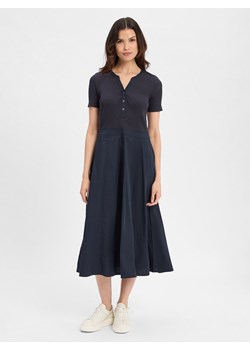 Marc O'Polo Letnia sukienka damska Kobiety Bawełna granatowy jednolity ze sklepu vangraaf w kategorii Sukienki - zdjęcie 184156407