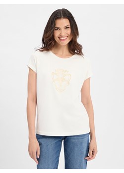 JOOP! Koszulka damska - Teja Kobiety wiskoza écru jednolity ze sklepu vangraaf w kategorii Bluzki damskie - zdjęcie 184156418