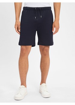 Fred Perry Męskie szorty dresowe Mężczyźni Bawełna granatowy jednolity ze sklepu vangraaf w kategorii Spodenki męskie - zdjęcie 184156427