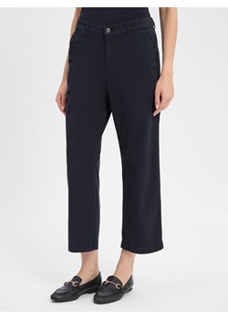 MAC Spodnie Kobiety Bawełna granatowy jednolity ze sklepu vangraaf w kategorii Spodnie damskie - zdjęcie 184156439