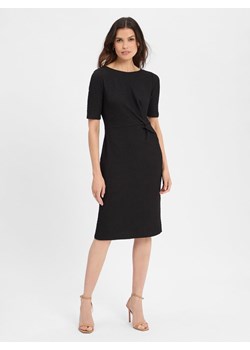 s.Oliver BLACK LABEL Sukienka damska Kobiety czarny wypukły wzór tkaniny ze sklepu vangraaf w kategorii Sukienki - zdjęcie 184156447