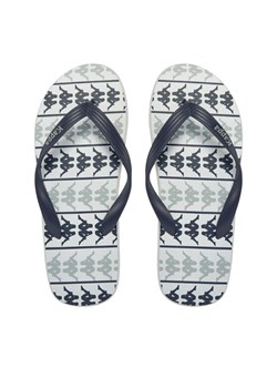 Japonki Kappa 371D2UW Blue Marine - White - Grey Lt Lead Granatowy ze sklepu eobuwie.pl w kategorii Klapki męskie - zdjęcie 184158216