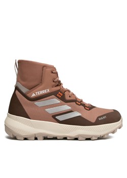 Trekkingi adidas TERREX WMN MID RAIN.RDY Hiking Shoes HQ3557 Brązowy ze sklepu eobuwie.pl w kategorii Buty trekkingowe damskie - zdjęcie 184158235