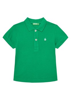 United Colors Of Benetton Polo 3089G3008 Zielony Regular Fit ze sklepu MODIVO w kategorii T-shirty chłopięce - zdjęcie 184158408