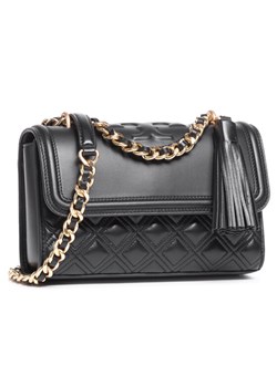 Tory Burch Torebka Flaming Small Convertible Shoulder Bag 75576 Czarny ze sklepu MODIVO w kategorii Listonoszki - zdjęcie 184158428