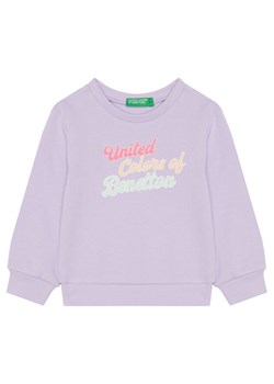 United Colors Of Benetton Bluza 3J70G10HX Fioletowy Regular Fit ze sklepu MODIVO w kategorii Bluzy dziewczęce - zdjęcie 184158449