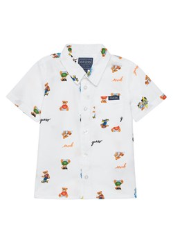 Guess Koszula N5GH05 WBHQ1 Biały Regular Fit ze sklepu MODIVO w kategorii Koszule chłopięce - zdjęcie 184158466