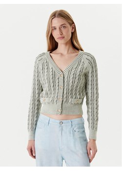 Guess Kardigan W5YR15 Z3OU0 Zielony Regular Fit ze sklepu MODIVO w kategorii Swetry damskie - zdjęcie 184158478