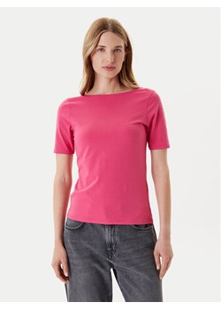 United Colors Of Benetton T-Shirt 3FJHD109K Różowy Slim Fit ze sklepu MODIVO w kategorii Bluzki damskie - zdjęcie 184158479