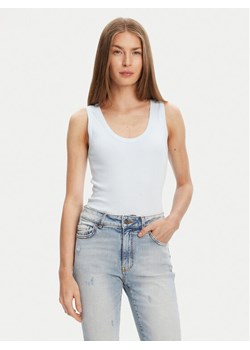 United Colors Of Benetton Top 3GA2DH010 Błękitny Slim Fit ze sklepu MODIVO w kategorii Bluzki damskie - zdjęcie 184158495