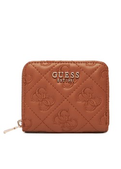 Guess Mały Portfel Damski Adelasia Slg SWQL96 58137 Brązowy ze sklepu MODIVO w kategorii Portfele damskie - zdjęcie 184158509