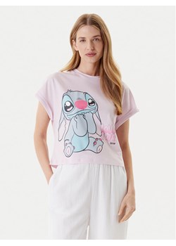 United Colors Of Benetton Koszulka piżamowa 30963M07C Różowy Boxy Fit ze sklepu MODIVO w kategorii Piżamy damskie - zdjęcie 184158565
