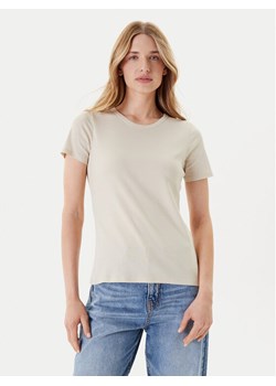 United Colors Of Benetton T-Shirt 3GA2E16A0 Beżowy Regular Fit ze sklepu MODIVO w kategorii Bluzki damskie - zdjęcie 184158566