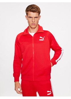 Puma Bluza Iconic T7 530094 Czerwony Regular Fit ze sklepu MODIVO w kategorii Bluzy męskie - zdjęcie 184158567
