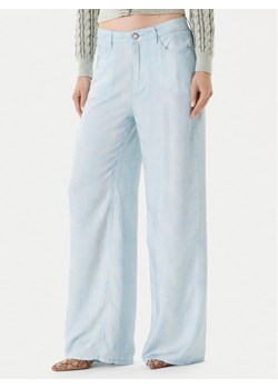 Guess Spodnie materiałowe 176485 Niebieski Slim Fit ze sklepu MODIVO w kategorii Spodnie damskie - zdjęcie 184158568