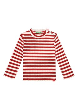 United Colors Of Benetton Bluzka 33LQG10J7 Czerwony Regular Fit ze sklepu MODIVO w kategorii Bluzki dziewczęce - zdjęcie 184158605