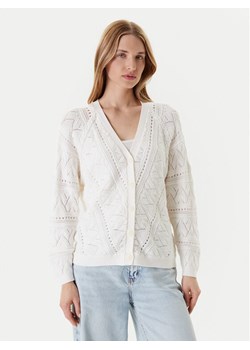Guess Kardigan W5YR55 Z2ZK2 Biały Regular Fit ze sklepu MODIVO w kategorii Swetry damskie - zdjęcie 184158607