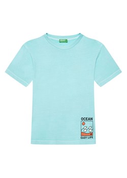 United Colors Of Benetton T-Shirt 3PCMC10N7 Niebieski Regular Fit ze sklepu MODIVO w kategorii T-shirty chłopięce - zdjęcie 184158615