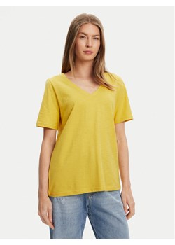 United Colors Of Benetton T-Shirt 3BVXD400H Żółty Relaxed Fit ze sklepu MODIVO w kategorii Bluzki damskie - zdjęcie 184158645