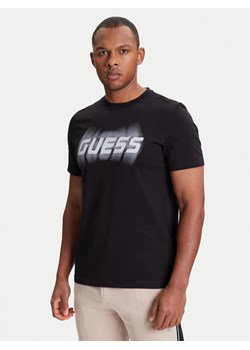 Guess T-Shirt Z5YI12 I3Z14 Czarny Regular Fit ze sklepu MODIVO w kategorii T-shirty męskie - zdjęcie 184158649