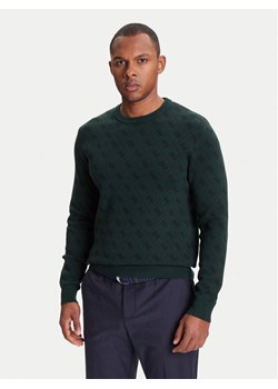 Guess Sweter M5YR10 Z3OE2 Zielony Reglan Fit ze sklepu MODIVO w kategorii Swetry męskie - zdjęcie 184158656