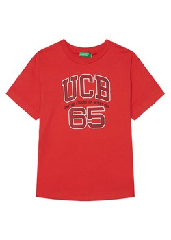 United Colors Of Benetton T-Shirt 3I1XC10OO Czerwony Regular Fit ze sklepu MODIVO w kategorii T-shirty chłopięce - zdjęcie 184158675