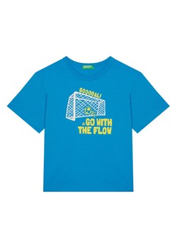 United Colors Of Benetton T-Shirt 3JERG10JQ Niebieski Regular Fit ze sklepu MODIVO w kategorii T-shirty chłopięce - zdjęcie 184158725