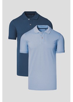 Zestaw 2 Koszulek Polo Bawełnianych Cassian ze sklepu Lancerto S.A. w kategorii T-shirty męskie - zdjęcie 184159895
