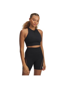 Damski top treningowy Under Armour Meridian Zip Tank - czarny ze sklepu Sportstylestory.com w kategorii Bluzki damskie - zdjęcie 184161115