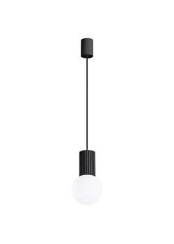 Czarna loftowa lampa wisząca - K599-Buble - id: 50817 - marki Lumes - 184162326 Czarna loftowa lampa wisząca - K599-Buble ze sklepu Edinos.pl w kategorii Lampy wiszące - zdjęcie 184162326