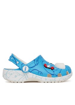 Crocs Klapki Smurfs Classic Clog 210821 Kolorowy ze sklepu MODIVO w kategorii Klapki dziecięce - zdjęcie 184162848