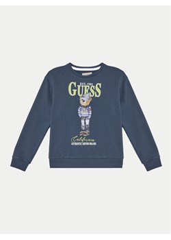 Guess Bluza L5RQ06 KAD74 Granatowy Regular Fit - id: 0000304576355 - marki Guess - 184162875 Guess Bluza L5RQ06 KAD74 Granatowy Regular Fit ze sklepu MODIVO w kategorii Bluzy chłopięce - zdjęcie 184162875